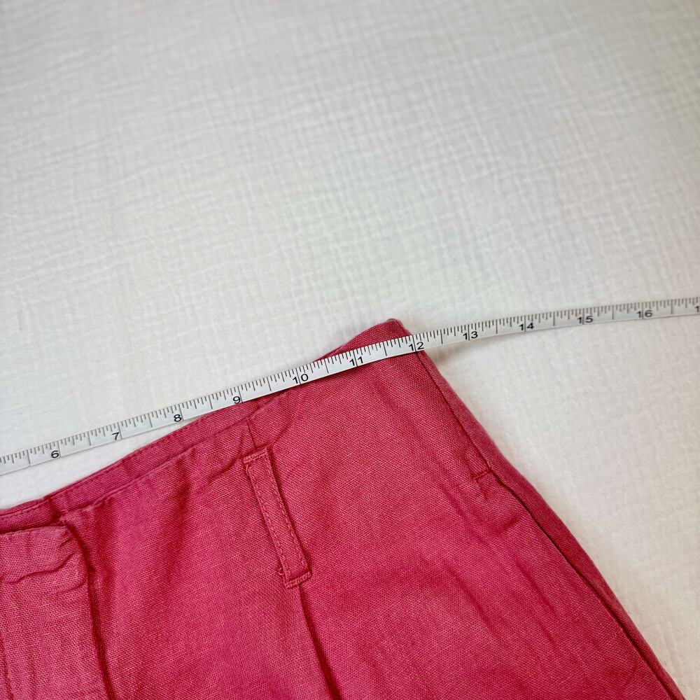 RE/VAMPED Linen Pants Pink Straight Leg Women’s XS Coastal Resortwear Sorority - Picture 16 of 16